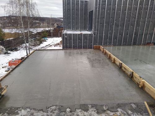 Betonarbeiten Winter